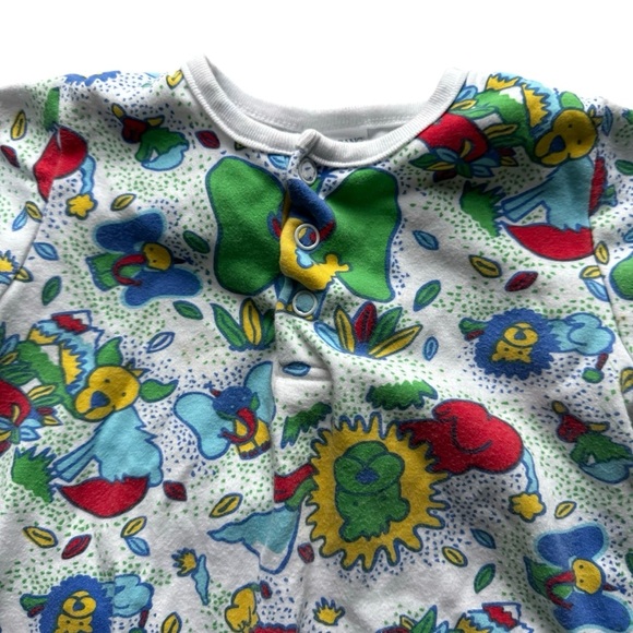 Vintage Agabang Baby Toddler 18 Month Romper Zoo Animals Lions Elephant 80s - Picture 3 of 7